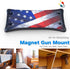 50 Lbs Gun Magnet Mount, Rating,Rubber Coated Gun Holder for Pistol, Handgun, Shotgun, Rifles, Revolvers, Safe