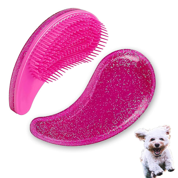 Small Dog Brush, Soft Pet Grooming Brush for Shih Tzus, Yorkies, Maltipoos,