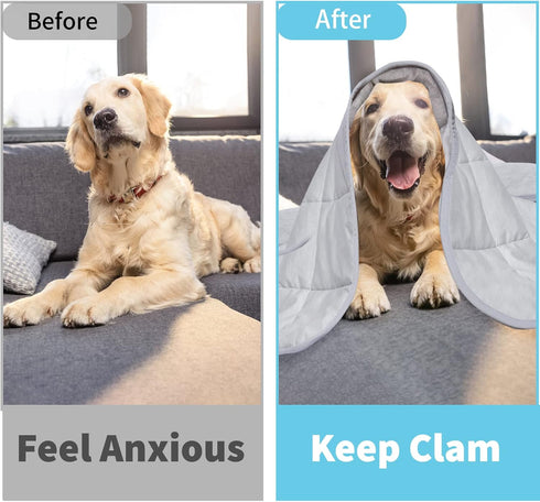 Dog Cooling Blanket - 0.4 Q-MAX Cooling Blanket for Large Dogs, Washable, Soft Lightweight for Summer Sleep
