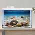 AWERT 24x16 inches Ocean Floor Aquarium Background, Underwater Fish Tank Background, Undersea Theme Aquarium Background