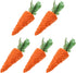 WOZUN Rabbits Chew Toy Natural Grass Carrot 5-Piece Small Animal Teeth Grinding Rabbits