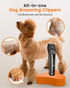 oneisall Dog Clippers for Grooming Doodles Poodles Thick Curly Hair,Low Noise Heavy Duty Dog Grooming Kit