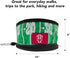NCAA INDIANA HOOSIERS Collapsible Dog Travel Bowl - Food and Water Bowl for Dogs & Cats - Portable Leak-Proof Pet Bowl