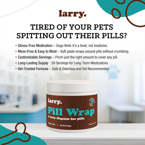 59 4.2 oz Peanut Butter Pill Wrap for Dogs - Pet Pill Paste - Hide Dog Medication Pockets - Dog Treats for Medicine