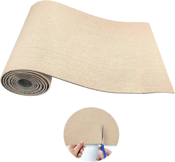 Trimmable Cat Scratching Post, Carpet Covered 78.7”x15.8” Self-Adhesive Cat Tree Shelves Replacement Parts