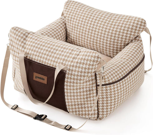 ZOMISIA Dog Car Seat for Small Dogs - Waterproof Pet Booster Seat