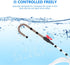 2 Pcs Aquarium Hook Water Changer, Bent Wall Mounted Fish Tank Water Changer with Flow Switch