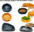 Enochainchin 10pcs Set Bearded Dragon Tank Accessories Kit Reptile Water Food Bowl, Feeding Tongs with Rubber Tip