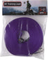 LupinePet Basics 1/2" Purple 30-foot Extra-Long Training Lead/Leash for Small Pets