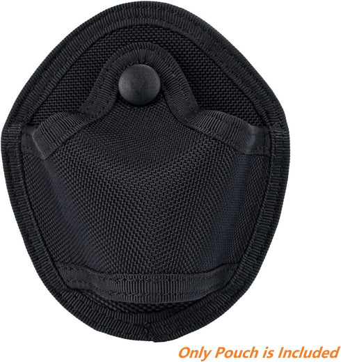 Handcuff Holster Pouch for Standard Cuffs, MOLLE Vest Holder Case for Law Enforcement, Police, Sheriff Security