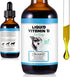 FSLHCY Dog Vitamins D Supplements 2 Fl Oz Liquid Vitamin D for Dogs