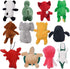 LEGEND SANDY Squeaky Dog Toys for Puppy, Small Medium Dogs, Stuffed Plush Pet Chew Toy Set, 12 Pack