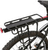 GOTOTOP Strong Alloy Rear Bike Rack, Black Pannier Bag Luggage Carrier, 55 Lbs Capacity with Reflector for Bike Cycle