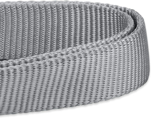Hyhug Pets Tough Basic Regular Collar for Medium Dogs, Unique Design with Adjustment Triglide Slide (Sleet Gray)