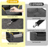 GENORTH 20 lbs,Dog Cozy Dog Car Seat for Small Dogs,Detachable Pet Car Seat Under Booster Seat with Chin Rest,Cushion