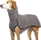 Esobo Fleece Dog Coat, Winter Warm Doggie Turtleneck Jacket for Small Medium Large Dogs, Cozy Grey Vest