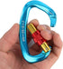 Screwgate Locking Carabiner Clip - Professional Rock Climbing Carabiner Screw Lock, Heavy Duty Carabiners for Climbing,