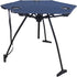 Zenithen High Tension Folding Fabric Table with Cup Holders, Dark Blue (Pack