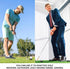 Golf Simulator Tees, 22Pcs Plastic Tees for Home, Indoor or Outdoor Training, Pack of 12 Tall & 12 Small