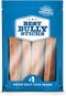 Best Bully Sticks 6 Inch Jumbo Bully Sticks for Large Dogs, 100% Natural Grass-Fed Beef, 4 Pack, Grain and Rawhide Free.
