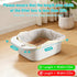 4 24.411 Inches80 Counts/4 Packs Litter Bags for Automatic Cat Litter Box, Replacement Extra Large Self-Cleaning Cat