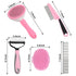 Pafeooui 6PCS Set Dog Grooming Kit, Pet Grooming Kit, Deshedding Brush for Short Hair, Slicker Brush, Flea Comb, Puppy