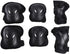 Unisex Adjustable Knee Elbow Wrist Braces Protective Pads Set for Skateboard, Cycling, Roller Skating Safety