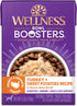 Wellness Bowl Boosters Hearty Toppers, Turkey & Sweet Potatoes Recipe in Savory Bone Broth, 5.5 Ounce Pouch (Pack of 12)