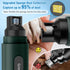 7-Speed Trimmers, Dog Nail Grinder, Quiet Electric Dog Nail Dog Nail Clippers with Sponge Dust Collection & File