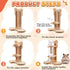 Sonwyoung 40 9.5'' Pcs Hamster Cage Accessories, Exercise Wheel, Wood Platform Hideout House, Water Bottle, Sand Bath