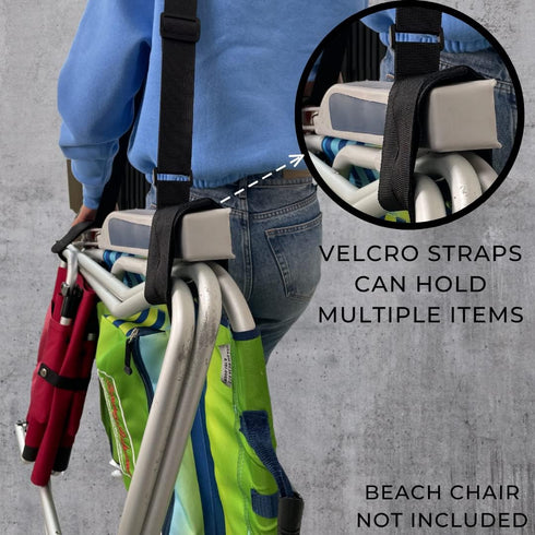 2 Pack NGIL Adjustable Beach Chair Carry Straps Universal Folding Chair Carry Straps for Camping,Picnic and Outdoor