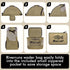 Rivruns Fishing Hunting Wader Bag with Vented Mesh, Foldable Waders Boots Changing Pad for Fishing, Hiking, Camping