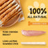 (20 10.6 oz) ASMPET Dog Treats Chews, Chicken Wrapped Rawhide Sticks Dog Snacks for Training Rewards pcs