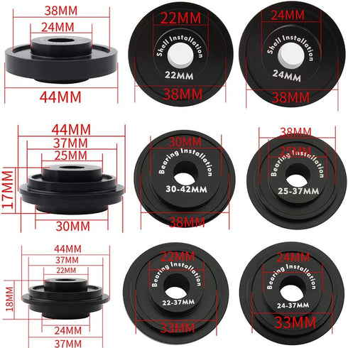 LIXADA Bicycle Bottom Bracket Tool Kit for Install and Removal, Remover for BB86/BB30/BB91/BB92/PF30