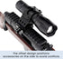 NEATABY Offset 1 Inch Picatinny Rail Mount, Picatinny Flashlight Mount, Flashlight Mounts for Outdoor