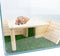 FlidRunest Wooden Large Hermit Crab W-Shaped Cave for Tank, Natural Hermit Crab