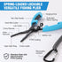 Mossy Oak Fishing Tools Kit - Fishing Plier, Fish Fillet Knife, Fish Lip Gripper, Hook Remover, Digital Fish Scale