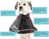 Comfy Cone Pet Cone for Dogs and Cats - Large, Black, Soft Recovery Collar for After Surgery