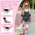 Knee Pads for Kids Girls Protective Gear Set, Adjustable Knee and Elbow Pads with Wrist Guard for 3-8 Years