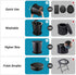 TRIPTIPS Upgrade Portable Toilet - Adjustable Height Camping Toilet for Adults and Kids, Foldable Travel Potty