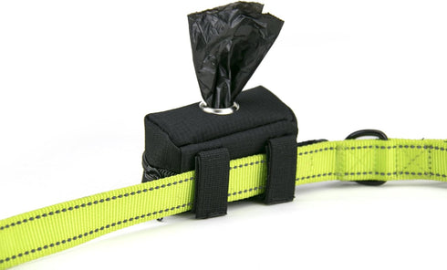 Wagtime Club Poop Bag Dispenser (Black) - Quick Waste Dispenser with Improved Design & 1 Free Roll