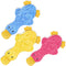 Best Pet Supplies Crinkle Dog Toy, Cute No Stuffing Duck with Soft Squeaker for Indoor Puppies and Senior Pups (Yellow,