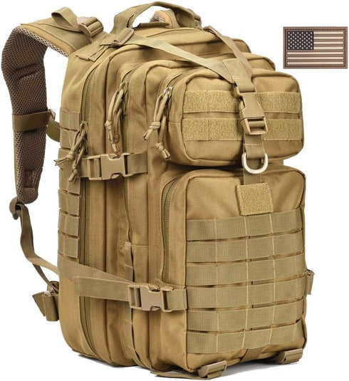 REEBOW GEAR Military Tactical Backpack, Small Molle Assault Pack, Army Bug Bag Rucksack Daypack