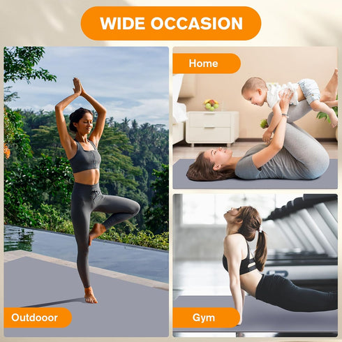 MDIBELZYH Non-Slip Dance Floor, Portable PVC Workout Pad for Ballet Pilates- Perfect for Home, Gym, Fitness, Studio