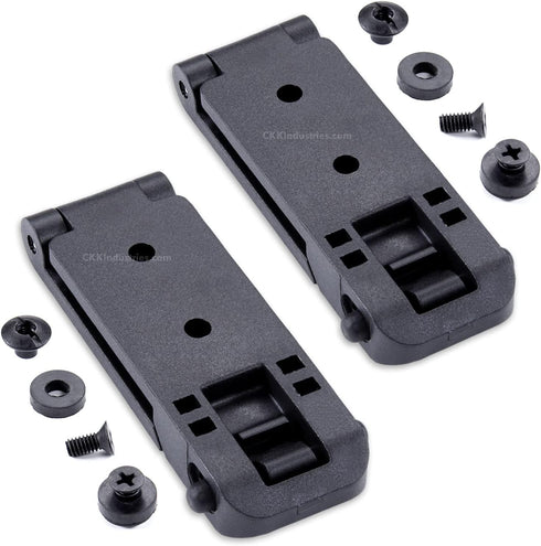HolsterSmith Molle Compatible Locking Belt Clips with Mounting Hardware for Molle Gear