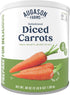 Augason Farms Dehydrated Diced Carrots Emergency Food Supply, 216 Servings, 25 Year