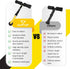 Nordic Hamstring Curl Strap - Holds 420 Pounds, Great for Hamstring Curls, Sit-ups, Spanish Squats, Home Fitness
