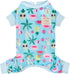 KYEESE X-Large Dog Pajamas - Quick-Dry Mesh Pjs for Small Dogs, Lightweight UV-Protective Flamingo Pattern Costume