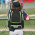 Youth Baseball Bag - Bat Backpack for Softball & T-ball Gear with Separate Shoe Compartment