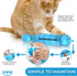 Ronton Cat Toothbrush Catnip Toy, Durable Hard Rubber Dental Care, Interactive Chew Toy (1 Pack - Seahorse)